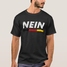Nein German Flag Colours