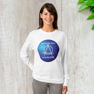 Neither God Nor Master Anarchy Symbol  T-Shirt