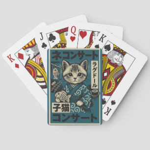 Neko Noodle Nights Playing Cards