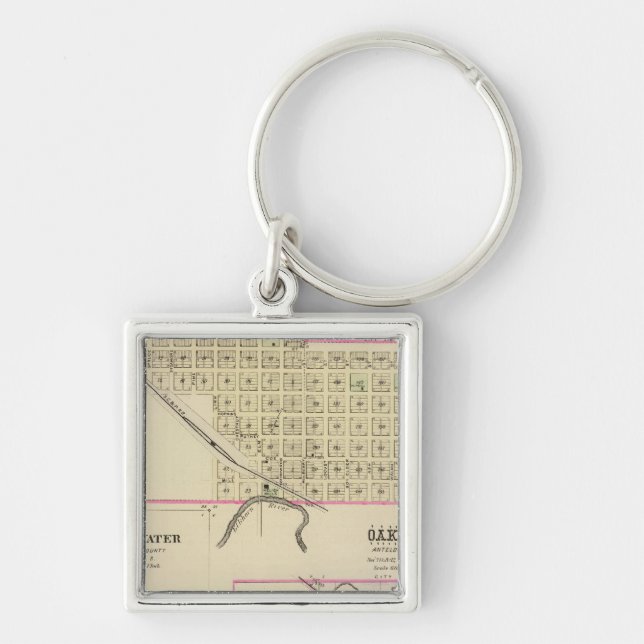 Nelighand Oakdale Nebraska Key Ring (Front)