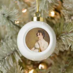 Nelly Granddaughter of President Washington Ceramic Ball Christmas Ornament