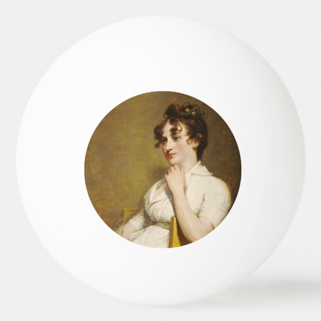 Nelly Granddaughter of President Washington Ping Pong Ball (Front)