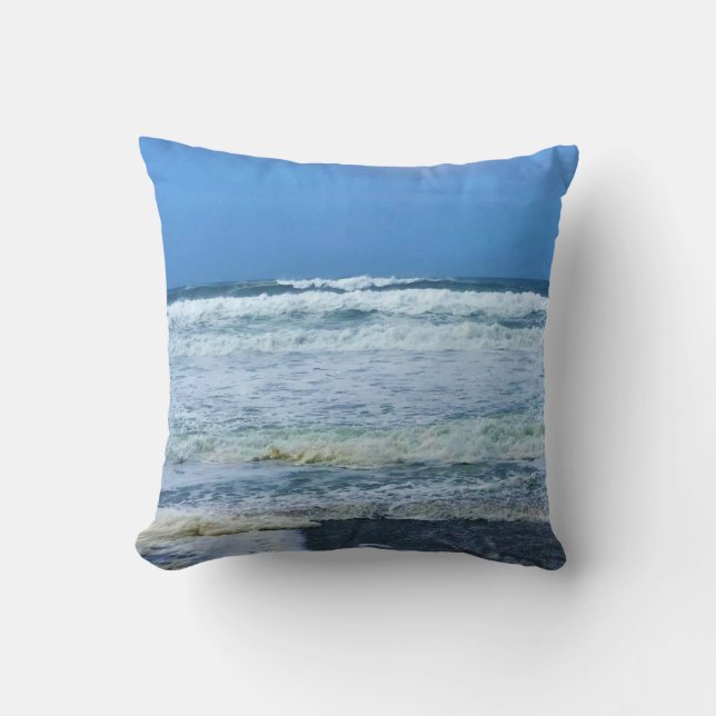 Nelscott Reef, Lincoln City, Oregon Cushion (Front)
