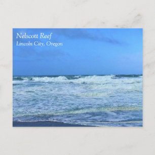 Nelscott Reef, Lincoln City, Oregon Postcard