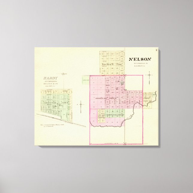 Nelson and Hardy, Nebraska Canvas Print (Front)