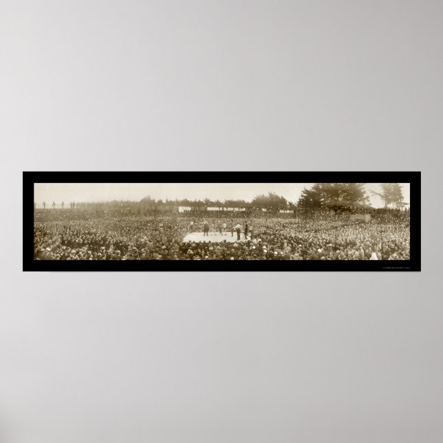 Nelson Britt Boxing Photo 1905 Poster (Front)