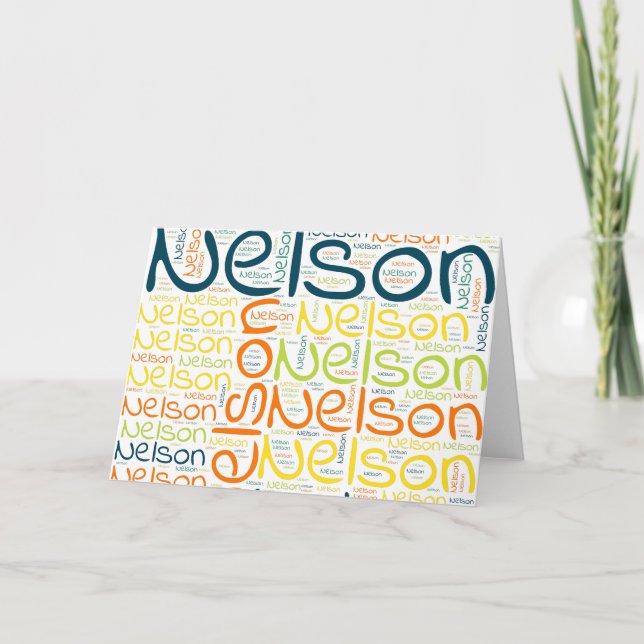 Nelson Card (Front)