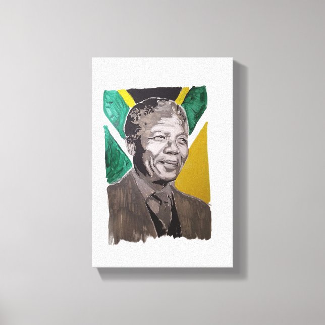 Nelson Mandela  Canvas Print (Front)