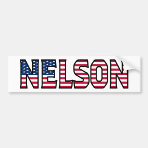 Nelson Name Vorname USA Aufkleber Sticker Auto