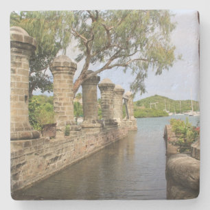 Nelson's Dockyard Antigua Square Coaster