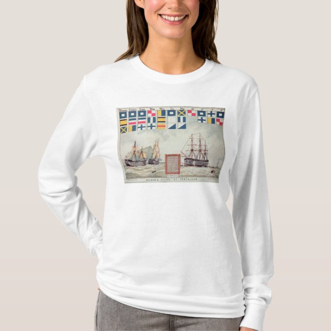 Nelson's signal at Trafalgar T-Shirt (Front)