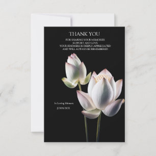 Nelumbo Nucifera Thank You Card