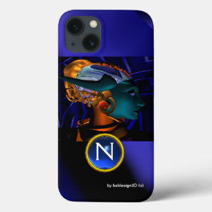 NEMES /HYPER ANDROID,Blue Science Fiction Monogram iPhone 13 Case
