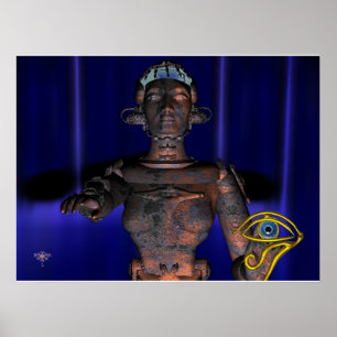 NEMES / HYPER ANDROID WITH ANKH POSTER
