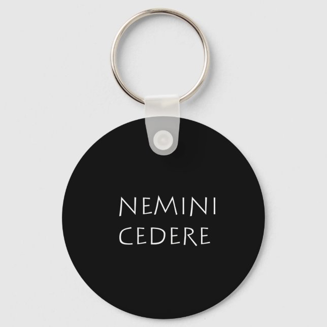 Nemini cedere key ring (Front)