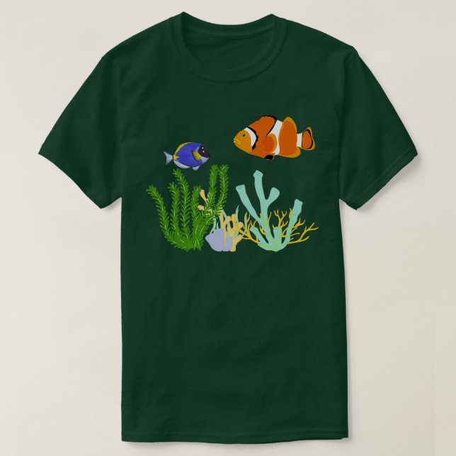 Nemo Fish Kingdom Nature Artwork T-Shirt (Design Front)