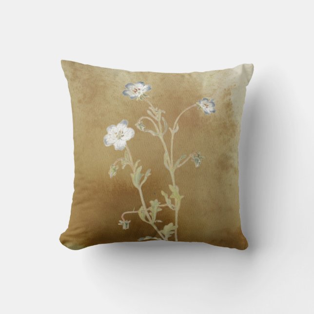 Nemophila Flowers Cushion (Front)
