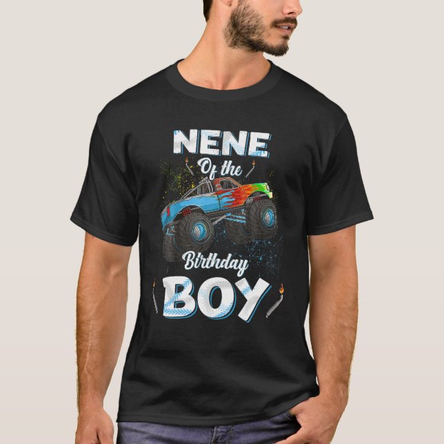 Nene Of The Birthday Boy Monster Truck Bday Women  T-Shirt (Front)