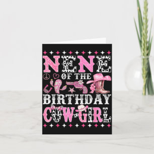Nene Of The Birthday Cowgirl Rodeo Western Country Card