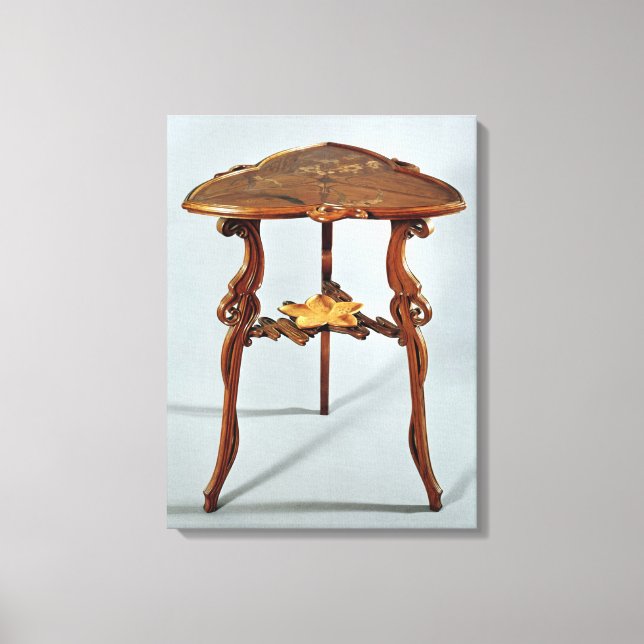Nenuphar side table, c.1900 canvas print (Front)