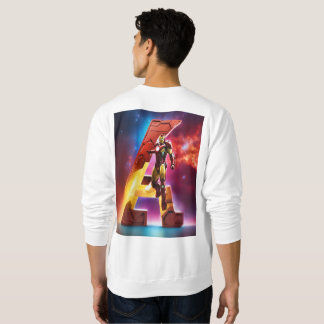 Neo-A  The Futuristic Iron Vision Sweatshirt