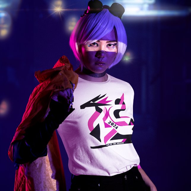 Neo Dragon Abstract - Lunar New Year 2024 T-Shirt (Creator Uploaded)