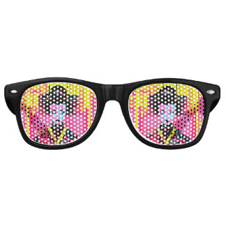 Neo Geisha: Tradition meets electric rebellion Retro Sunglasses