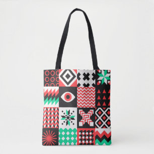 NEO GEO. Geometry pattern graphic design Tote Bag