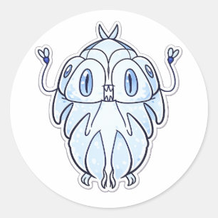 Neo-Kageko Ice Wisp Fantasy Creature Sticker