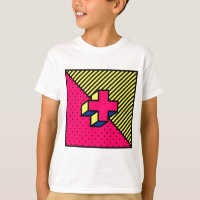 Neo Memphis Cross /Plus Sign Motif