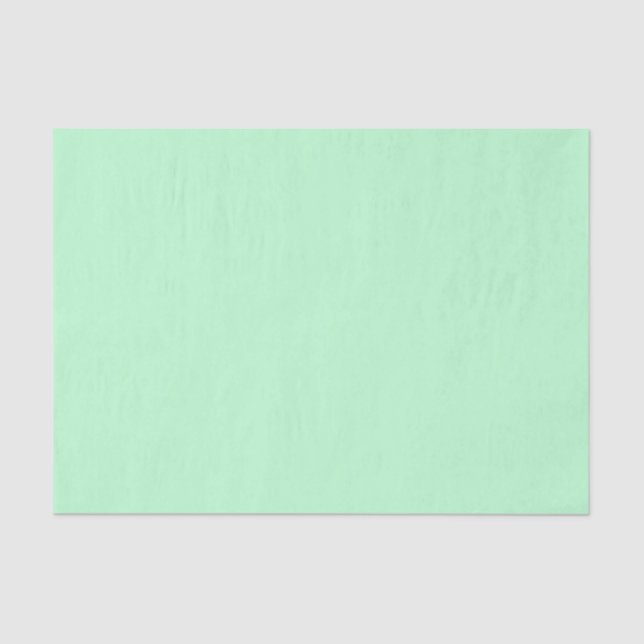 Neo Mint Green Solid Colour Tissue Paper (Front)