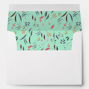 NEO MINT Personalised Floral WEDDING Scripture Envelope
