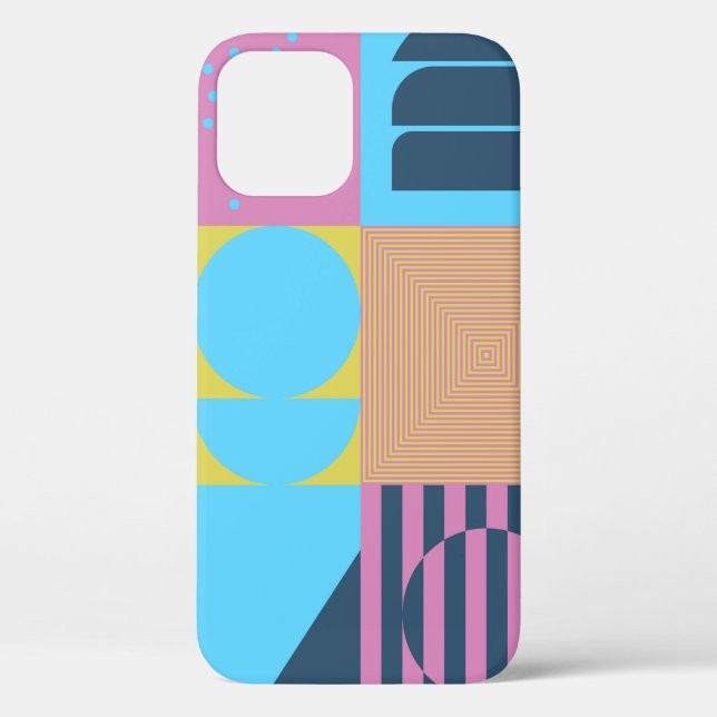 Neo Modernism artwork pattern made with abstract g Case-Mate iPhone Case (Back)