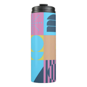 Neo Modernism artwork pattern made with abstract g Thermal Tumbler