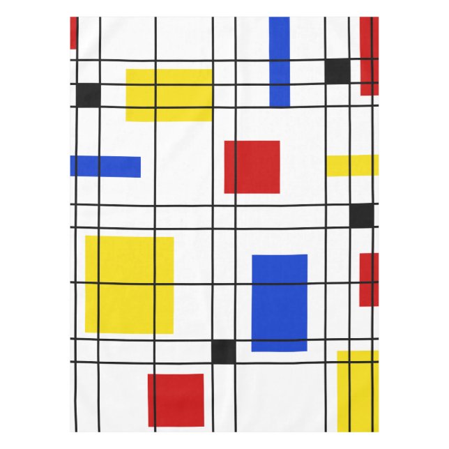 Neo-Plasticism Tablecloth (Front)