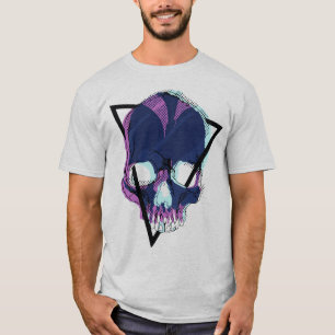 Neo Skull – Vaporwave Cyberpunk Skull T-Shirt