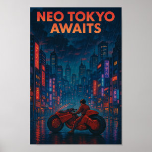 Neo-Tokyo Awaits Poster