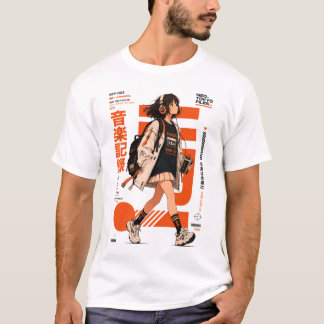 Neo Tokyo Files 002 -Retro Anime Music Techwear T-Shirt