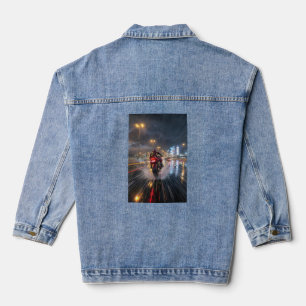 Neo-Tokyo Red: Akira Reimagined Denim Jacket