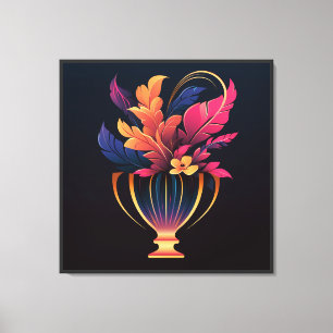 NEO VASE #2 CANVAS PRINT