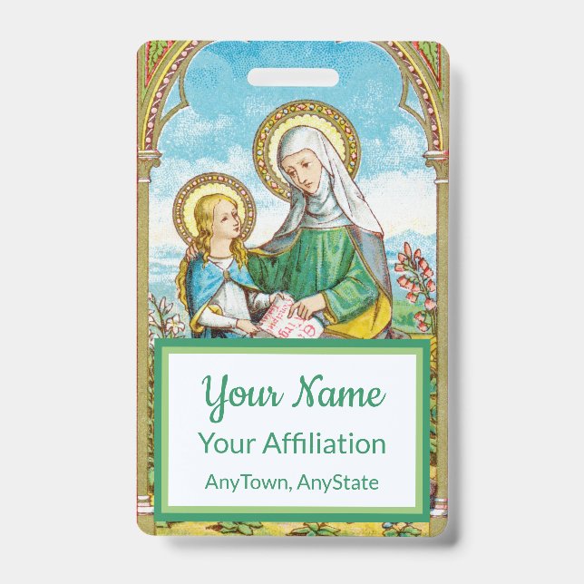 NeoGothic St. Anne and Young Mary (SAU 29) ID Badge (Front)