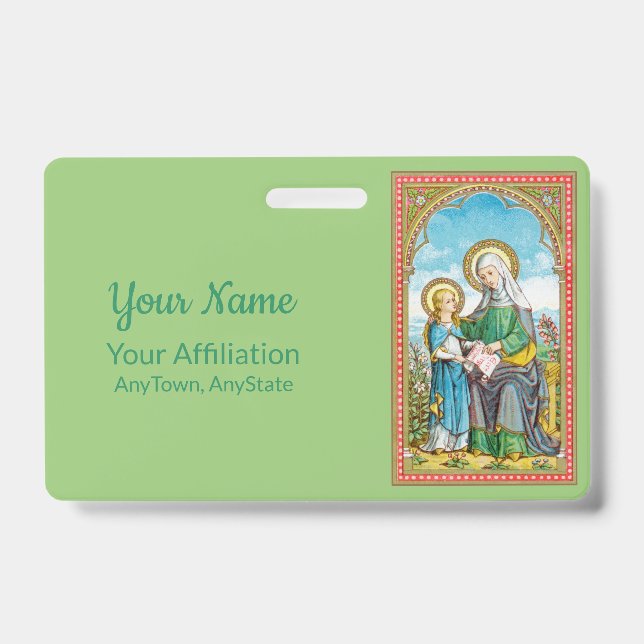 NeoGothic St. Anne and Young Mary (SAU 29) ID Badge (Front)