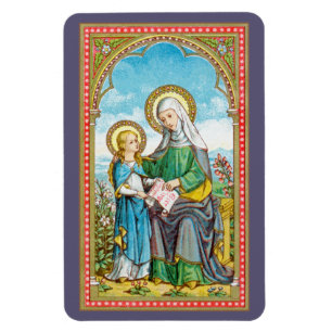 NeoGothic St. Anne and Young Mary (SAU 29) Magnet