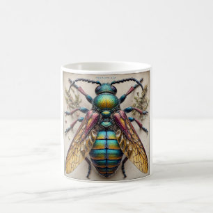 Neoischnolea dorsal view in watercolor and ink 230 coffee mug