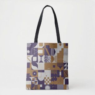 Neomodern aesthetics of brutalism design poster co tote bag