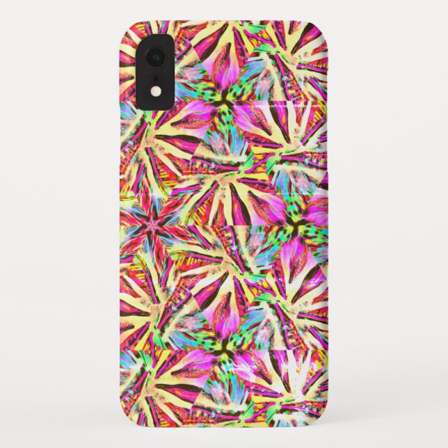Neon 3D Diamond Print iPhone / iPad case (Back)