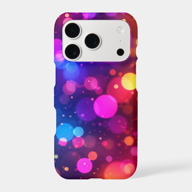 Neon Abstract Bokeh Party Lights (Back)
