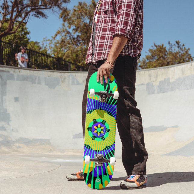 Neon Abstract Dd Brand Skateboard (Outdoor 2)
