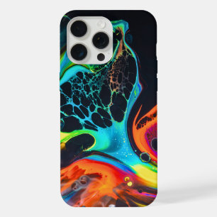 Neon Abstract Fluid Art Phone Case