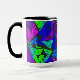Neon abstract . mug